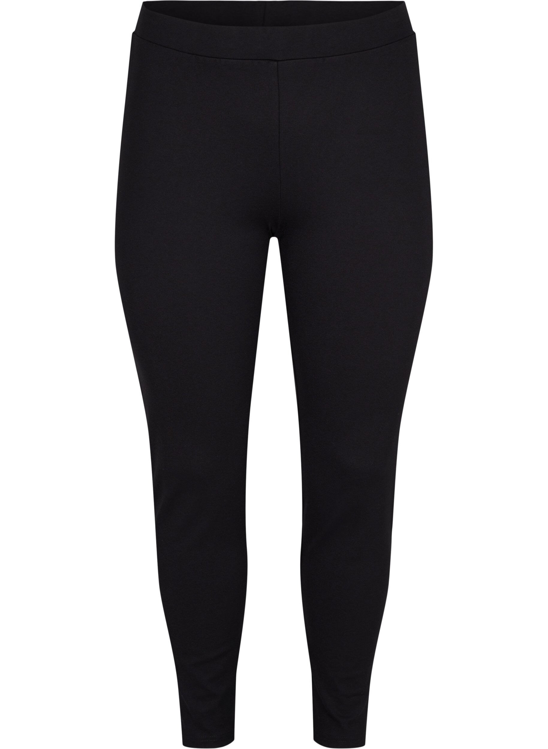 Zizzi Leggings med glidel&aring;s, Black, Packshot image number 0