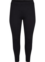 Leggings med glidelås, Black