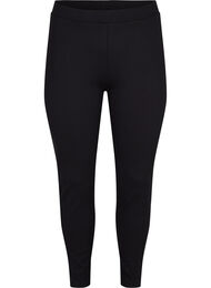 Leggings med glidelås, Black