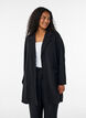 Lang blazer med lommer, Svart, Model image number 0