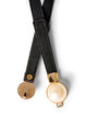 Elastisk midjebelte med perledetaljer, Svart, Packshot image number 1