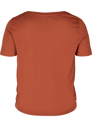 Kortermet T-skjorte med justerbar bunn, Arabian Spice, Packshot image number 1