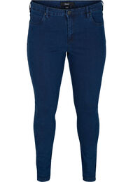 Super slim Amy jeans med høyt liv, Dark blue