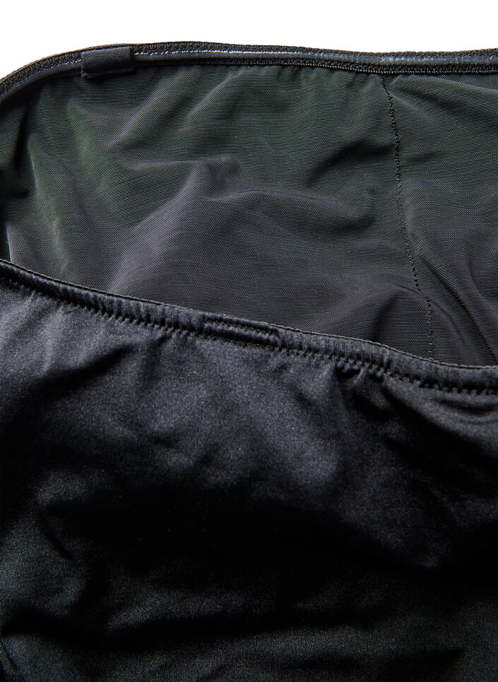 Tankini med avtagbare skåler og justerbare sider, Svart, Packshot image number 4