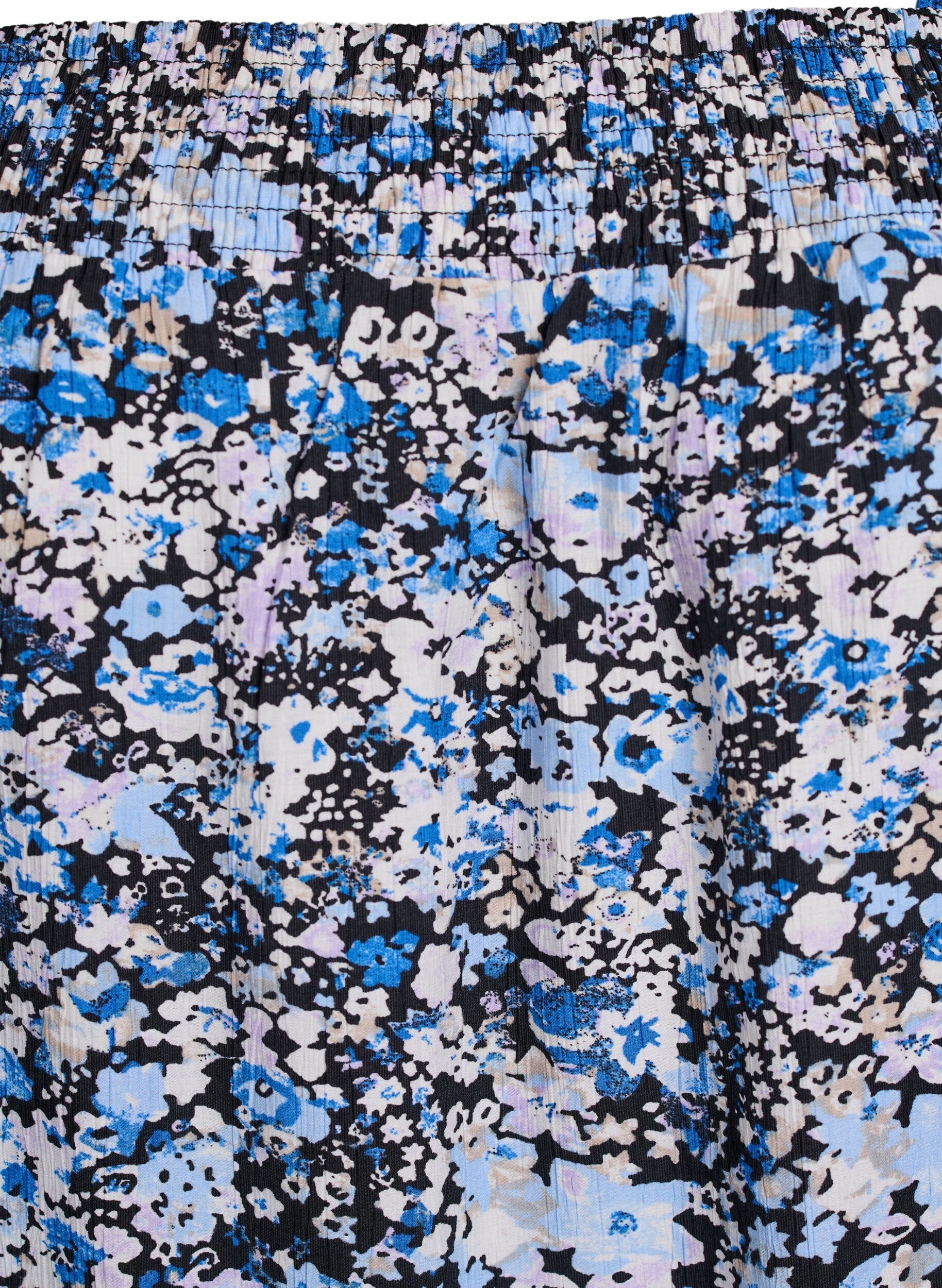 Zizzi Midi slip-kjole i viskose, Svart, Packshot image number 2