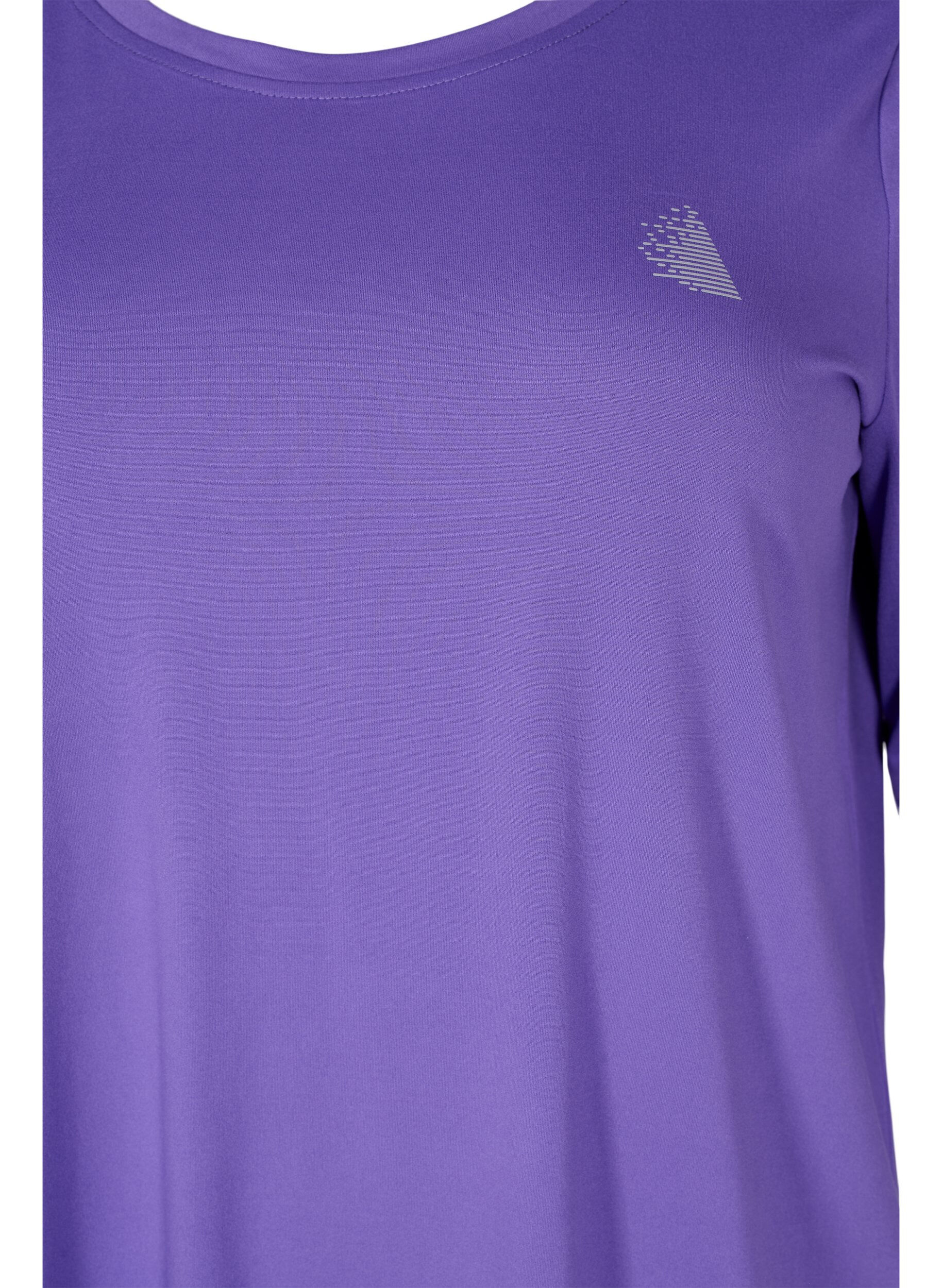 ZizziTreningsgenser med 3/4-ermer, Lilla, Packshot image number 2