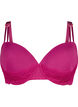 Polstret BH med blonder, Rød, Packshot image number 0
