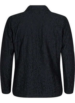 Zizzi Blondeblazer med lommer, Black, Packshot image number 1