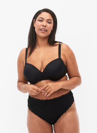 g-streng i bomull, 3 stk., Black, Model image number 0