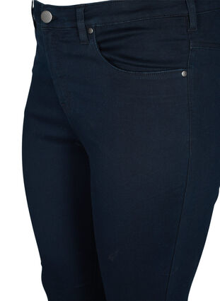 Super slim Amy jeans med høyt liv, Unwashed, Packshot image number 2