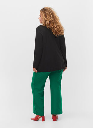 Slengbukser med lommer, Verdant Green, Model image number 1