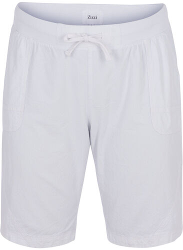 Behagelige shorts, Bright White, Packshot image number 0