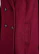 Ullblandet frakk med dobbeltradede knapper, Rød, Packshot image number 3