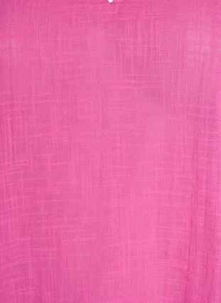 Zizzi FLASH - Løs bluse med cap-ermer, Rosa, Packshot image number 2