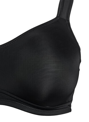 Zizzi Komfort-BH med polstrede stropper, Black, Packshot image number 2
