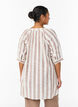 Bomullstunika med V-hals, Beige, Model image number 2