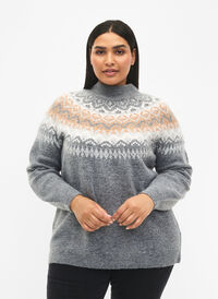 Genser med mønster, Medium G. Mel. Comb, Model