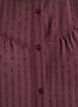 Skjorte med teksturert prikkemønster og broderidetaljer, Mørk Bordeaux, Packshot image number 2