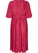 Plissert midikjole med flaggermus ermer, Rosa, Packshot image number 1