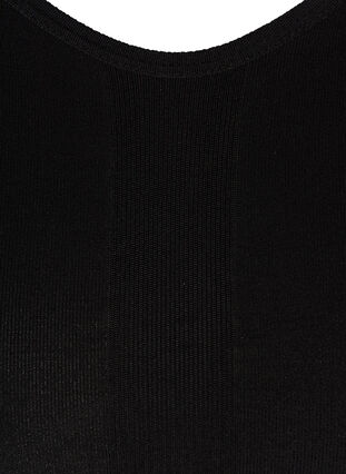 Zizzi Shapewear topp med brede stropper, Svart, Packshot image number 2