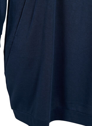 Kjole med V-hals, Navy Blazer, Packshot image number 3