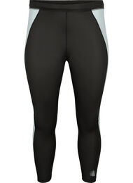 Stilongs med kontraststripe, Black w. Gray Mist