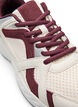 Sporty sneakers med mesh, R&oslash;d, Packshot image number 3