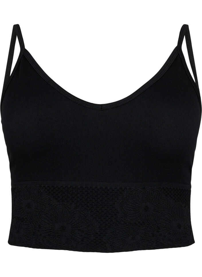 Sømløs BH, Black, Packshot image number 0