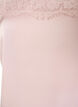 Lang satintopp med blonder i kantene, Rosa, Packshot image number 2