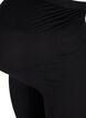 Tettsittende gravidshorts i bomull, Svart, Packshot image number 2