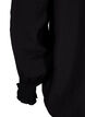 Bluse med volanger og broderi anglaise, Black, Packshot image number 3