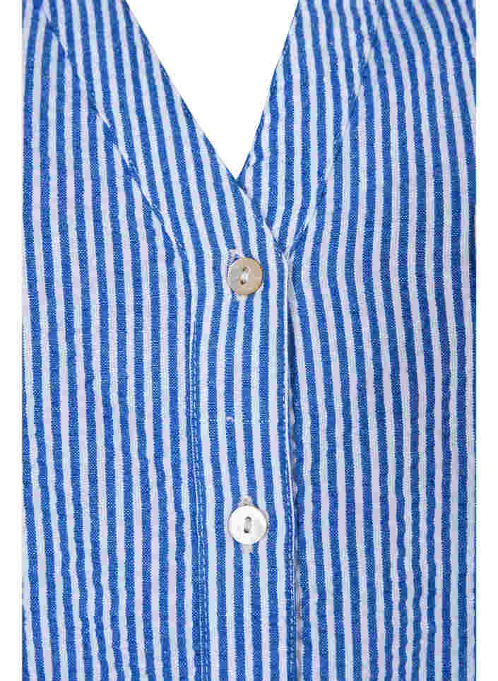 Stripete skjorte i bomull med 3/4-ermer, Surf the web Stripe, Packshot image number 2