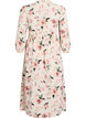 Midikjole med smock og dekorative knapper, Beige, Packshot image number 1