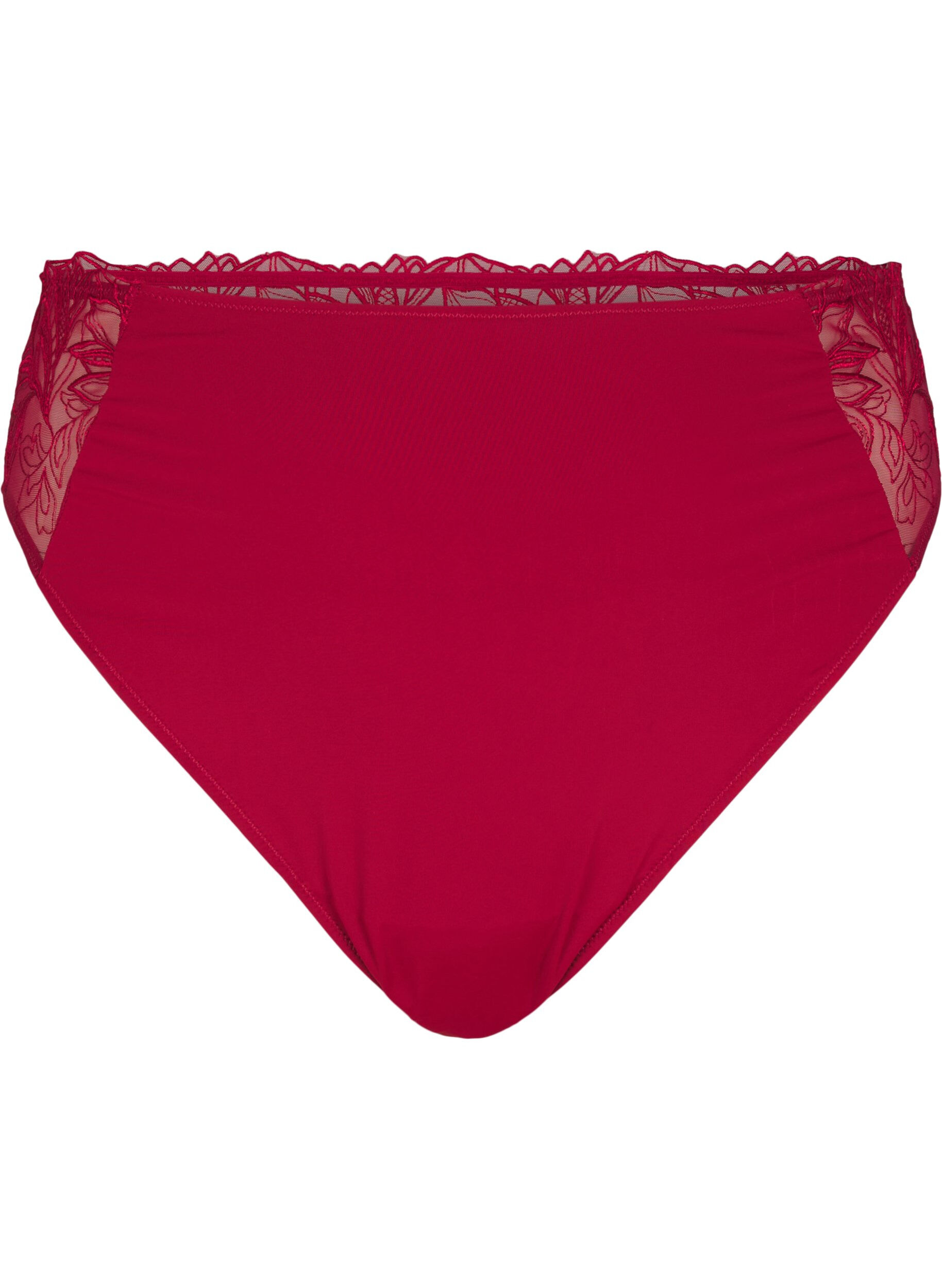ZizziMikrofiberstring med blonde, R&oslash;d, Packshot image number 0