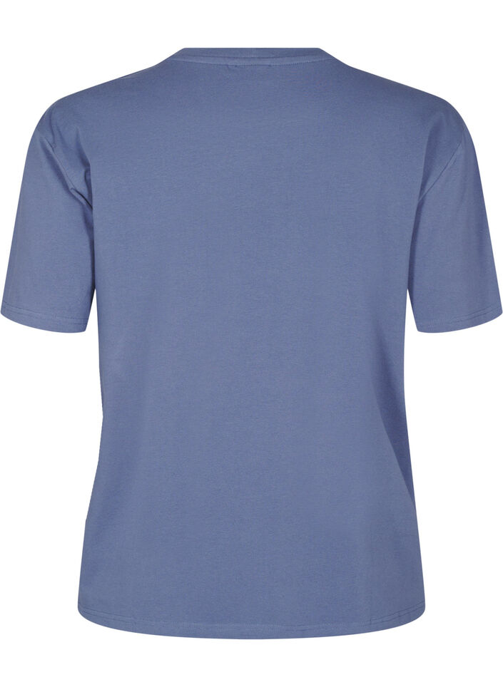 Sporty T-skjorte i &oslash;kologisk bomull, , Packshot image number 1