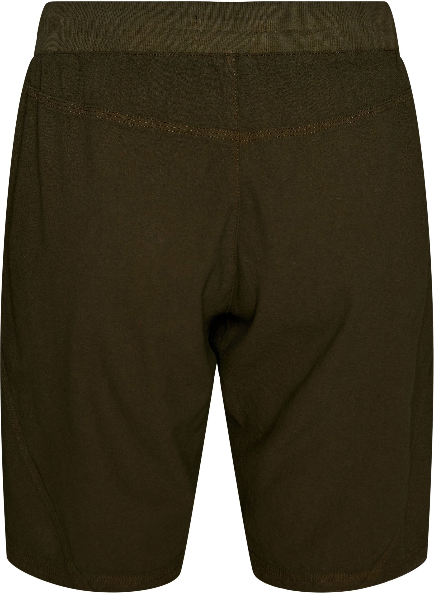 ZizziL&oslash;s shorts av bomull med lommer, Gr&oslash;nn, Packshot image number 1