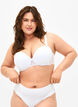 Formstøpt bh med mesh, Hvit, Model image number 0