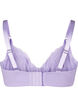 Heldekkende BH med blonder, Lilla, Packshot image number 1