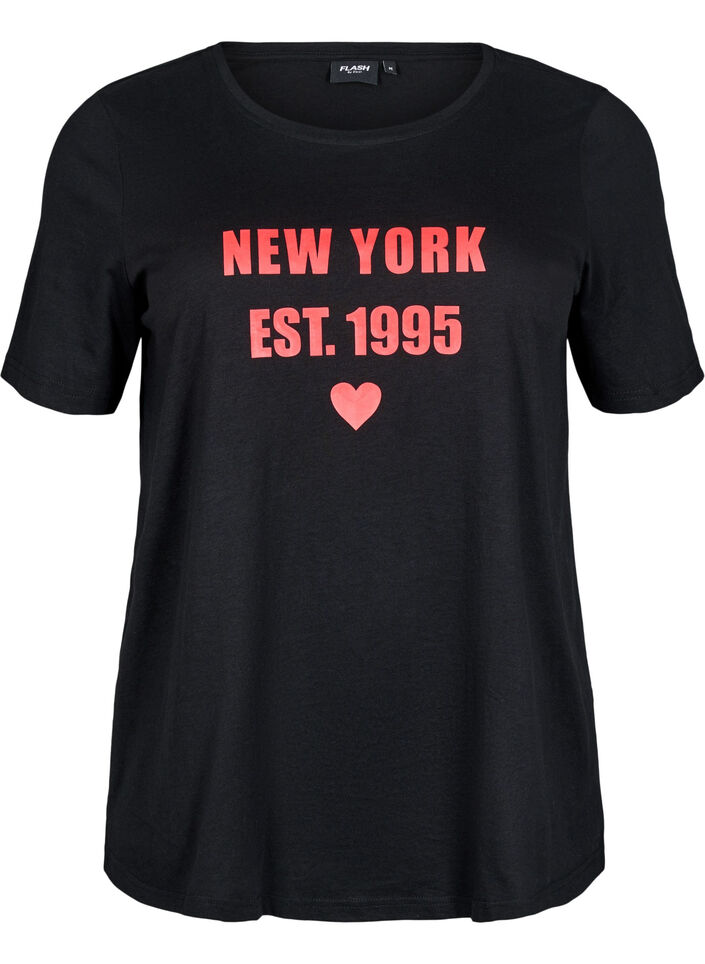 FLASH - T-skjorte med motiv, Svart, Packshot image number 0