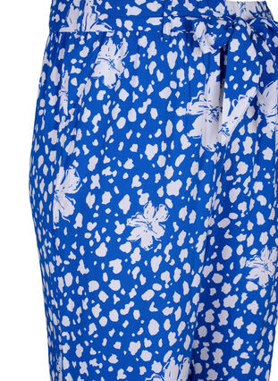 Zizzi Bukser i viskose med høy midje, Blå, Packshot image number 2