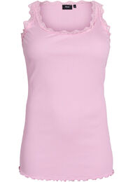 Topp med blondekant, Mauve Mist