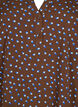 FLASH - bluse med lange ermer og trykk, Chicory Coffee AOP, Packshot image number 2