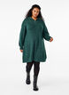FLASH - Strikket kjole med høy hals, Sea Moss Mel., Model image number 2