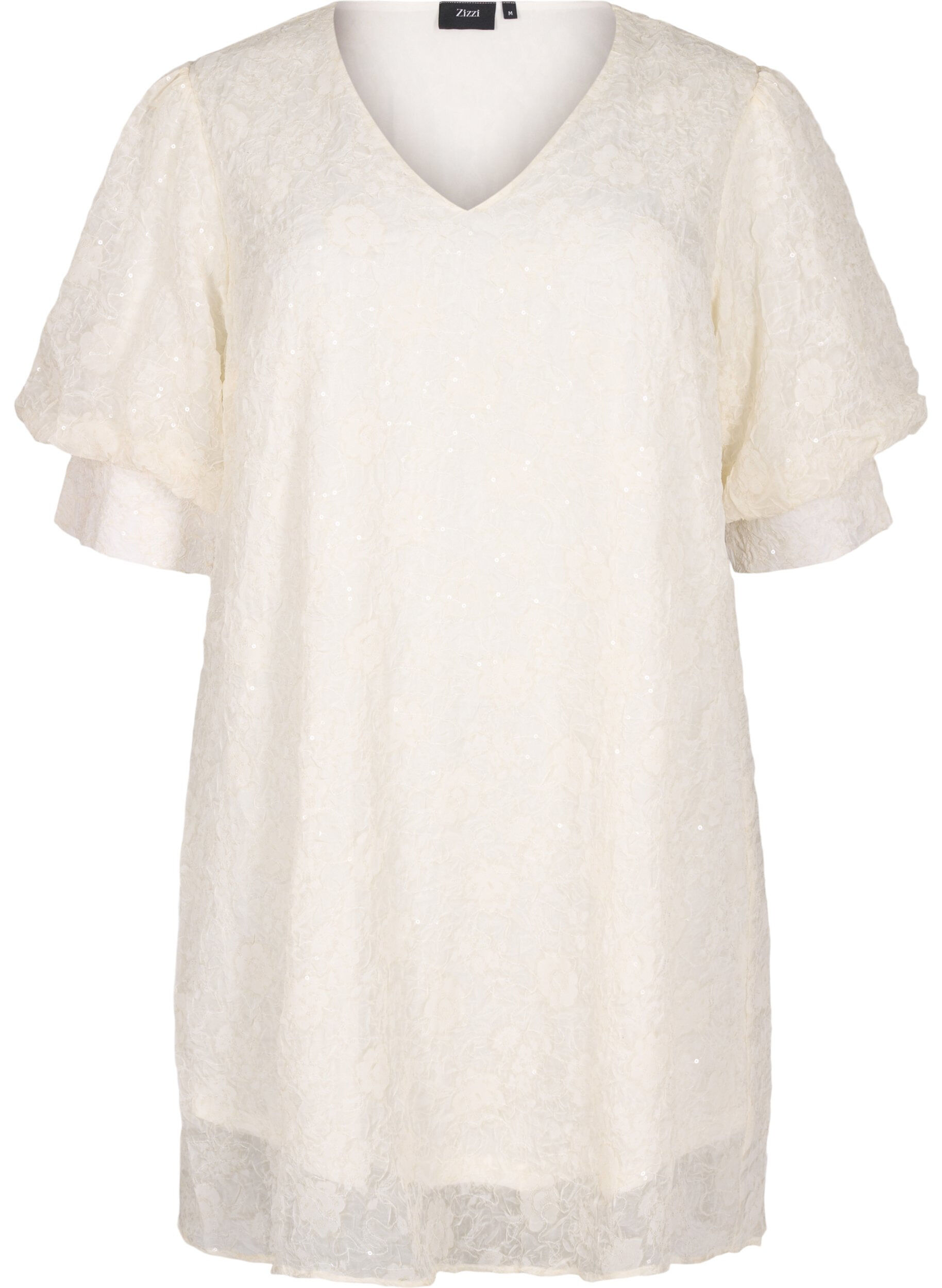 Kort festkjole med paljetter