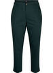 Bukser med høy midje og rette ben, Grønn, Packshot image number 0