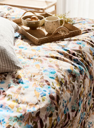 Mønstrete sengesett i bomull, Multi color AOP, Image image number 0