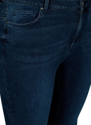Super slim Amy jeans med høyt liv, Blue/Black Denim, Packshot image number 2