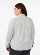 Stripet skjorte med brede mansjetter, Hvit, Model image number 2