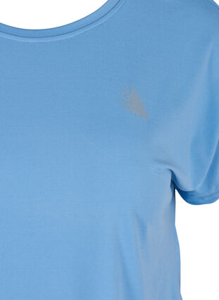 Ensfarget t-skjorte til trening, Allure, Packshot image number 2