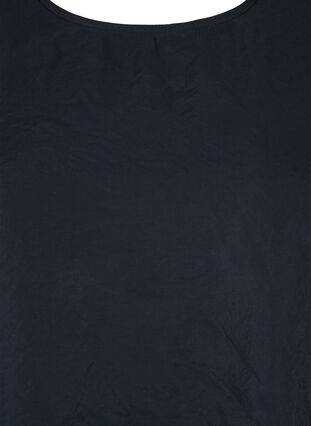 Bluse i Tencel ™ Modal med broderidetaljer, Black, Packshot image number 2
